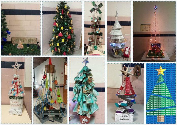 Concurso de árvores de Natal dos Cursos Profissionais