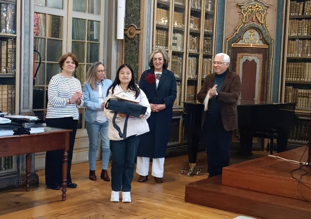 Aluna Yixuan Wu premiada no Concurso “Simetrias das Calçadas de Lisboa”