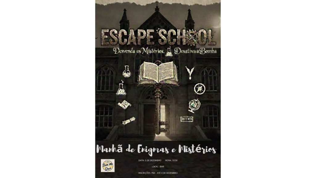 Escape School – Manhã de Enigmas e Mistérios!